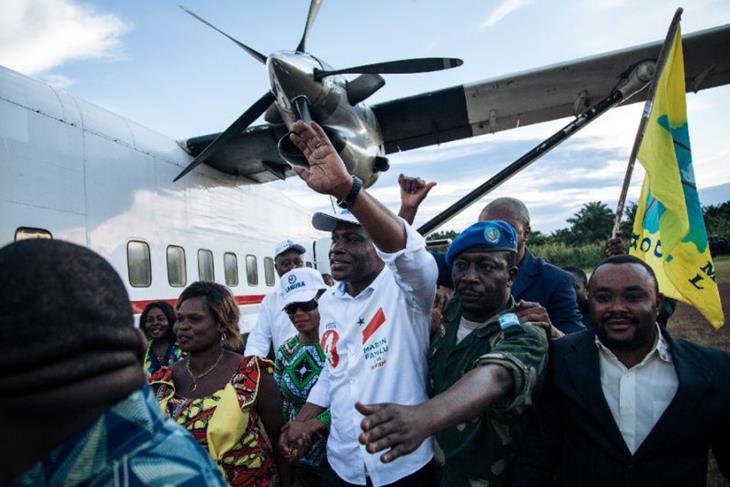 Fire destroys thousands of voting machines in DR Congo.