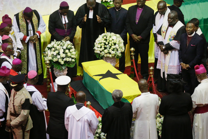 Leaders laud ex-UN chief Kofi Annan at Ghana state funeral.