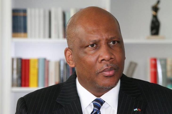 The Minister of Defence and National Security resigns from his position.