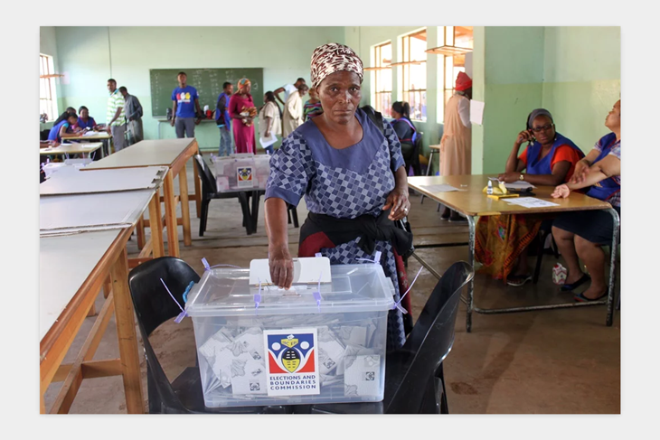 Seeking votes in eSwatini, where the king's rule is absolute