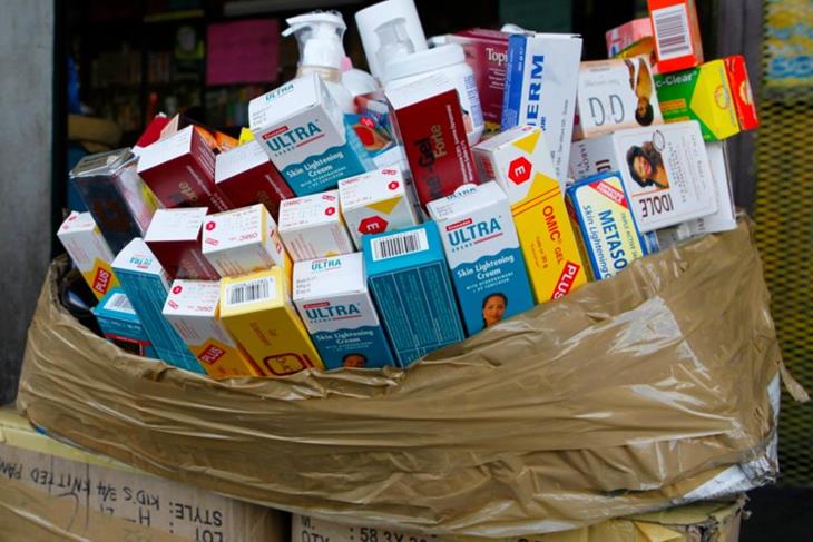 The Government of Rwanda bans the use of skin-bleaching products in Rwanda.