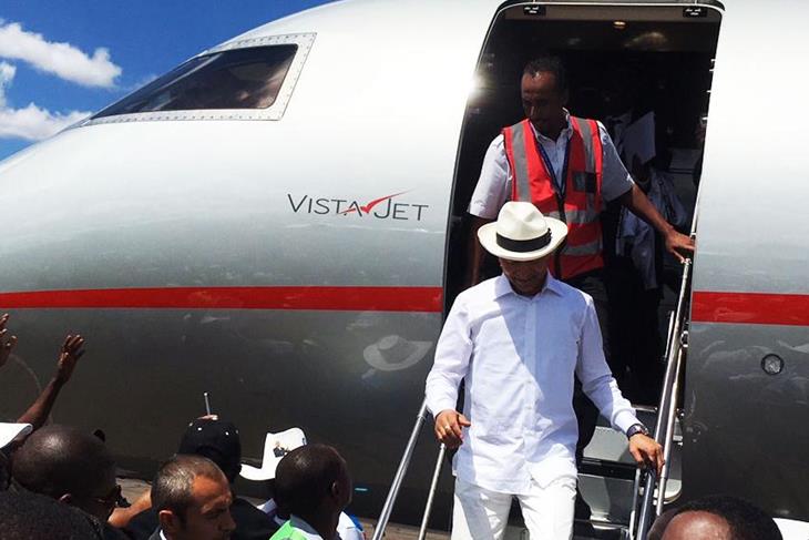 DRC prominent opposition leader Katumbi returns from exile.