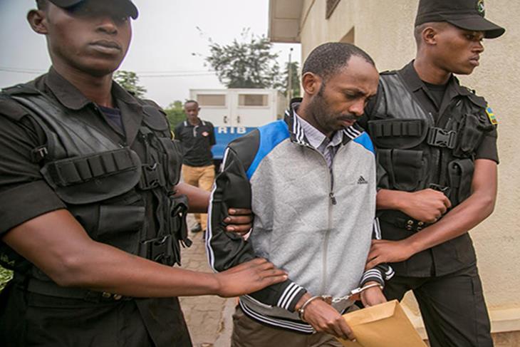 A rebel leader accused of Rwanda deadly attacks pleads guilty.