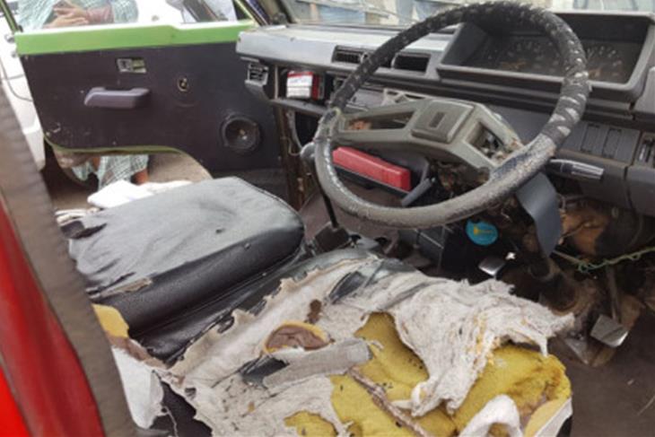 Taxi associations impound illegal taxis in Maseru.