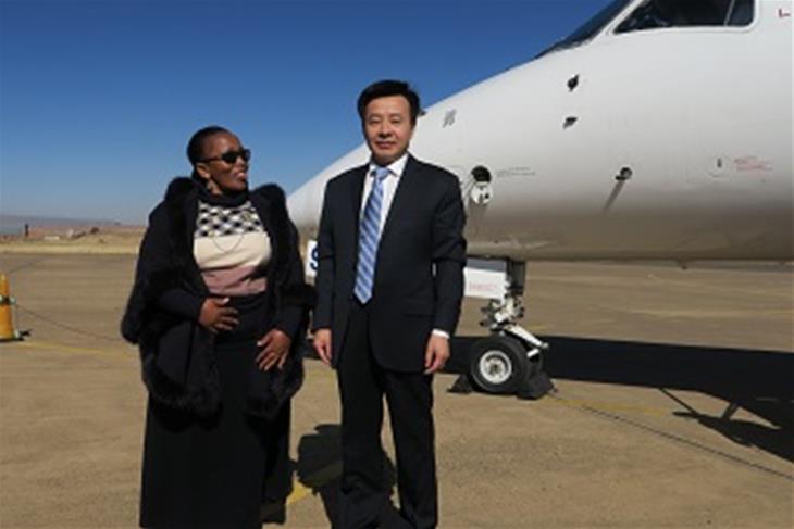 New China ambassador to Lesotho assumes office.