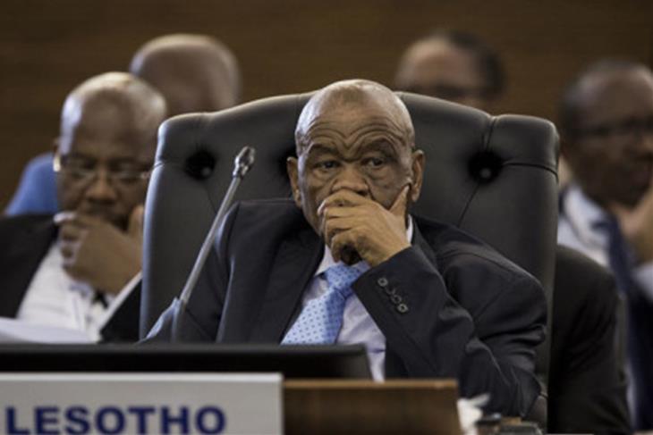 Thabane announces his plan to step down as Lesotho Prime Minister.