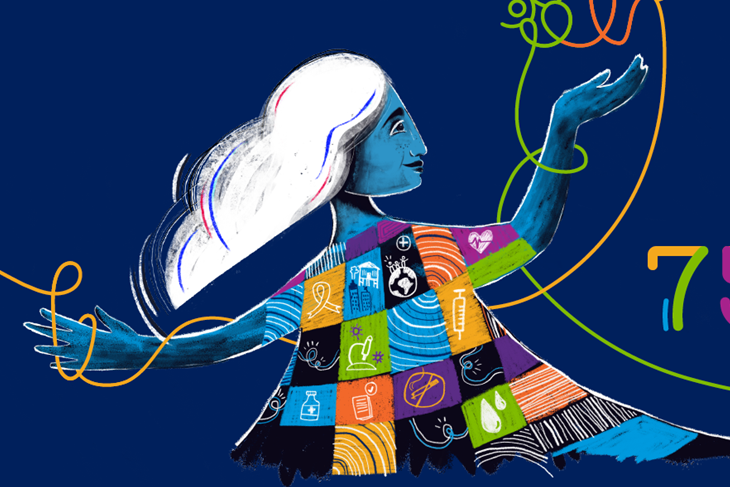The World Health Organization celebrates 75 years