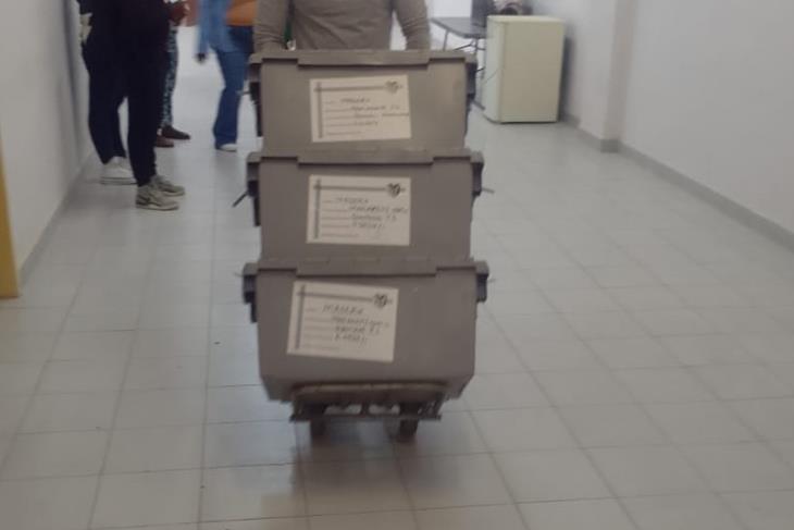 IEC distributes security material to ten districts