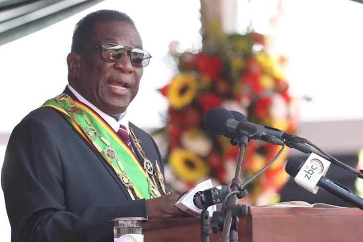 Zimbabwe’s Emmerson Mnangagwa sworn in as president for second term