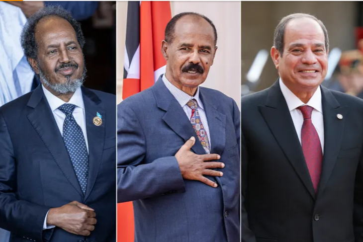 Three African leaders agreed to improve regional stability as Somalia battles with al-Shabab armed g