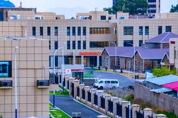 Parliamentarians take a tour inside new Maseru hospital