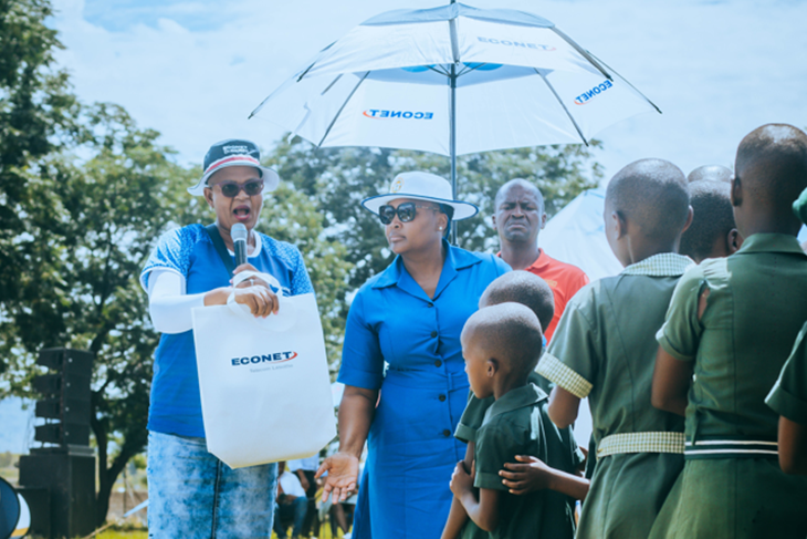 Chief donates school shoes to the vulnerable