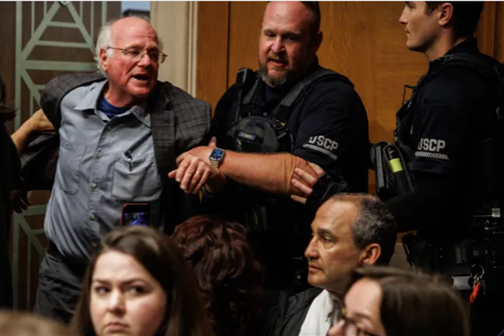 Ben & Jerry’s cofounder arrested at US Senate after protesting war in Gaza<br/>Ben & Jerry’s cofounder arrested at US Senate after protesting war in Gaza<br/>Ben & Jerry’s cofounder arrested at US Senate after protesting war in Gaza