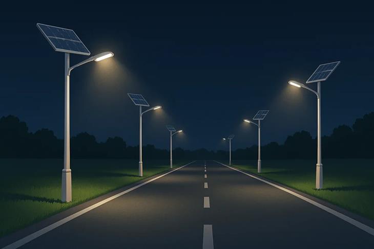 SOLAR LIGHT PROJECT ILLUMINATES HLOTSE TO COMBAT CRIME