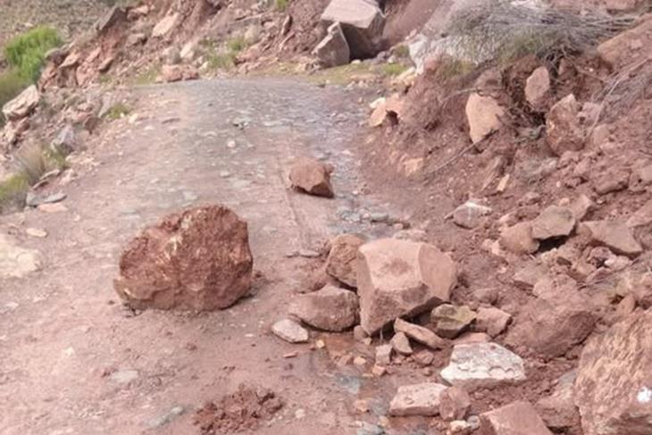 LANDSLIDE BLOCKS LIPHAPANG –MATS’ELABELI ROAD