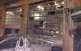 Protesters set fire station alight in Cape Town.