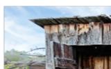 A large number of Basotho use pit latrine toilets.