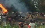 Petrol tank explodes and kills more than forty-five people in Nigeria.