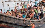 Hundreds of Rohingya land in Indonesia by boat