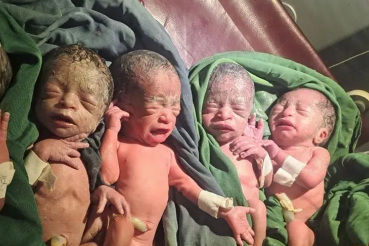 Ethiopian woman's joy at rare quintuplets after 12 years trying for a baby<br/>Ethiopian woman's joy at rare quintuplets after 12 years trying for a baby<br/>Ethiopian woman's joy at rare quintuplets after 12 years trying for a baby
