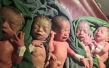 Ethiopian woman's joy at rare quintuplets after 12 years trying for a baby