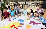 CHILDREN UNDERGO CRIME EDUCATION